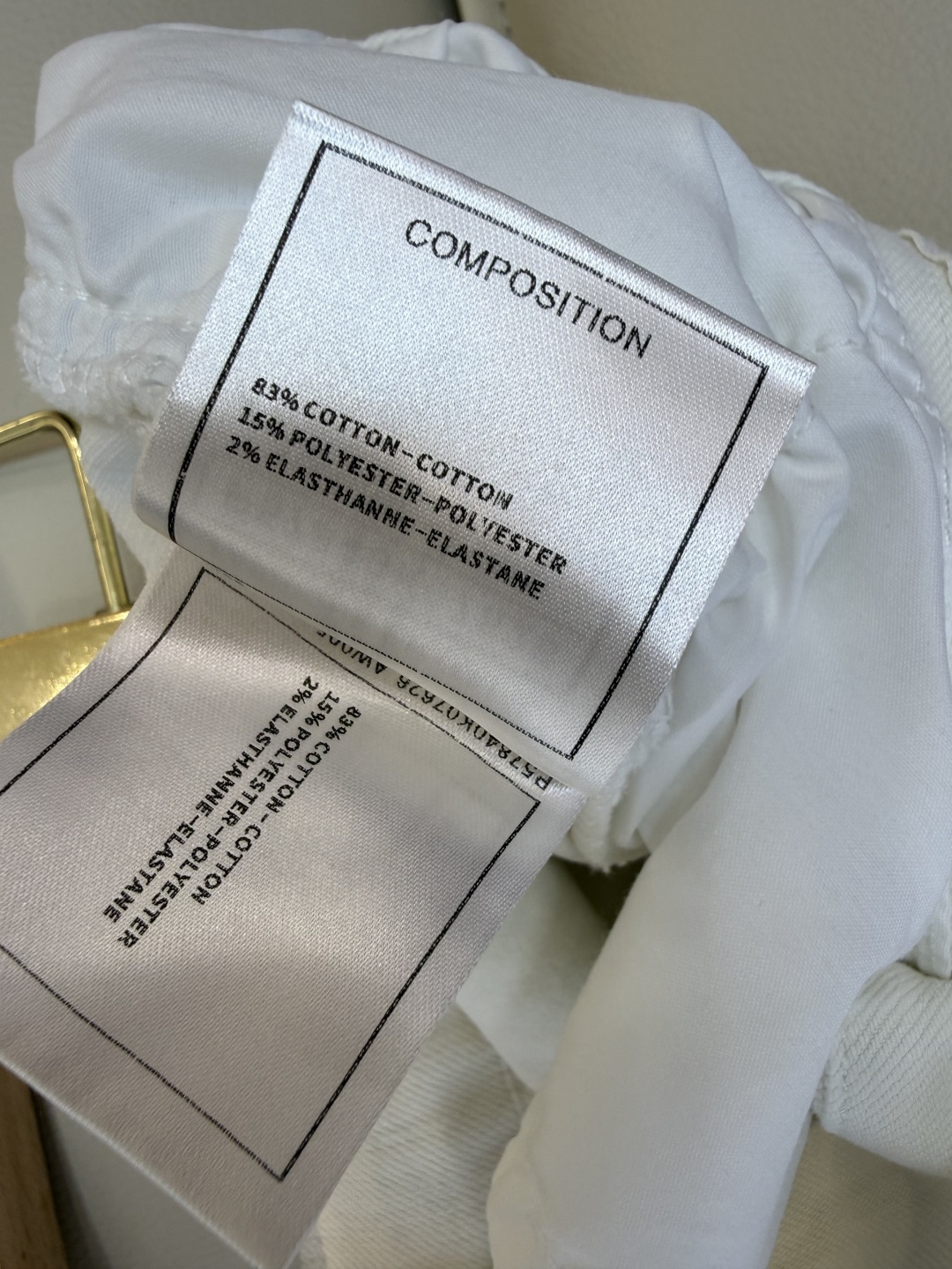 AW057#新款牛仔裤‼️小香 双C 牛仔长裤 白色 蓝色 26-30