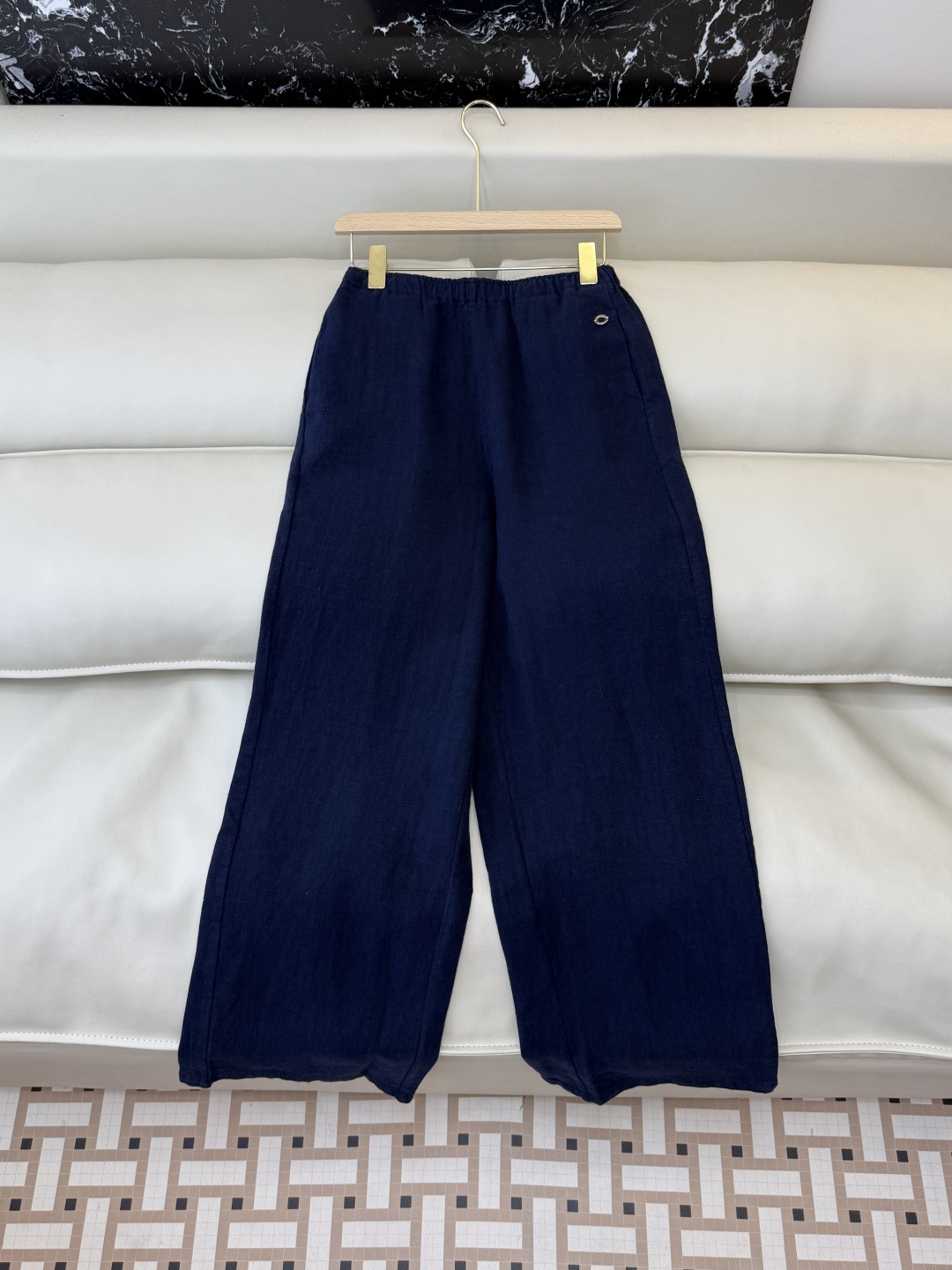 MY096#新款裤子。L% 汉麻 极简风 长裤 五色 MLXL