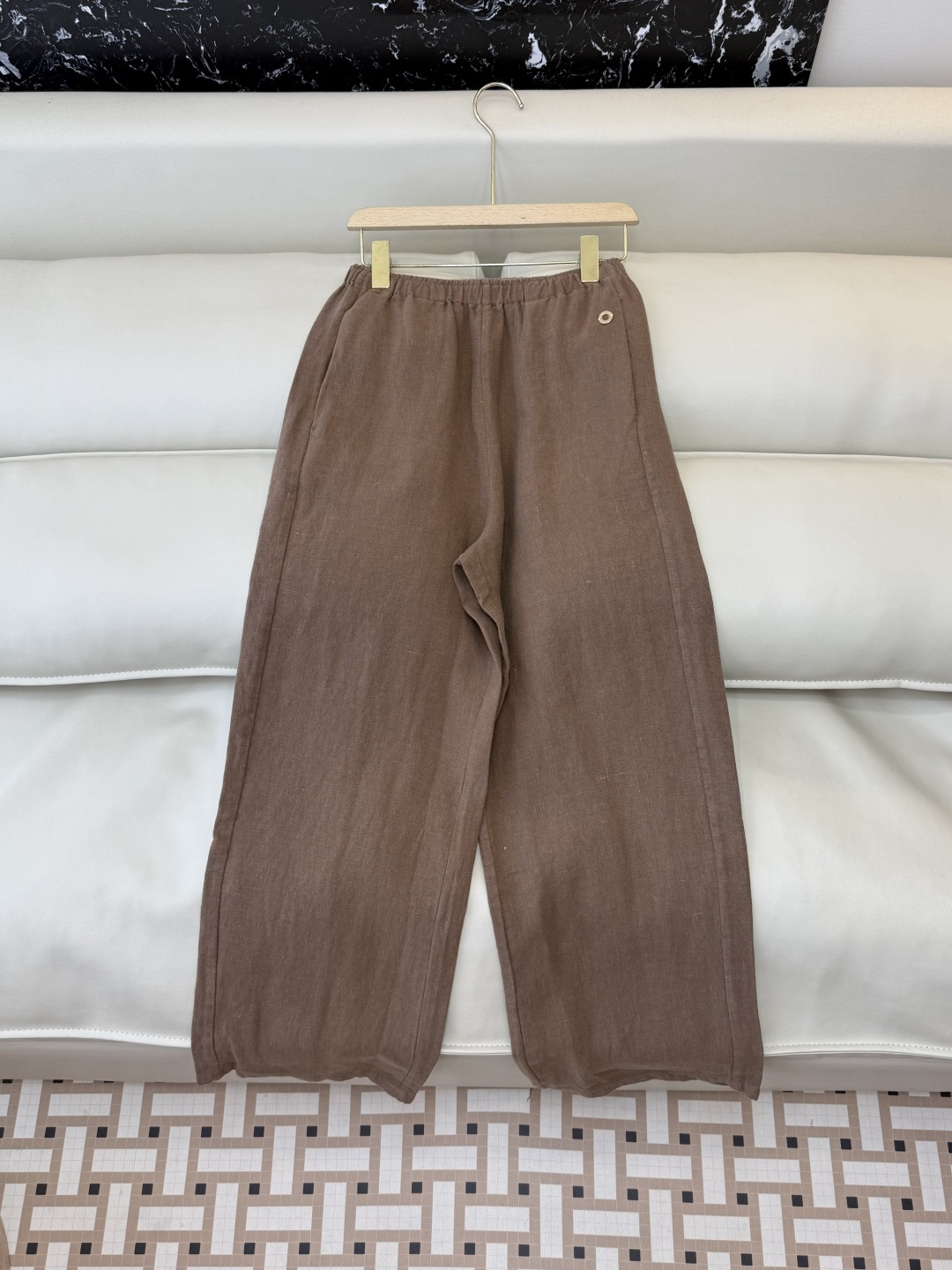 MY096#新款裤子。L% 汉麻 极简风 长裤 五色 MLXL