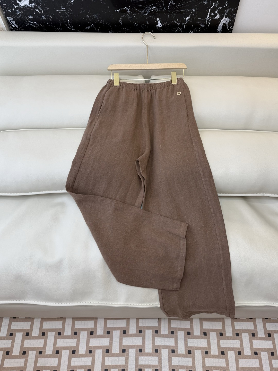 MY096#新款裤子。L% 汉麻 极简风 长裤 五色 MLXL