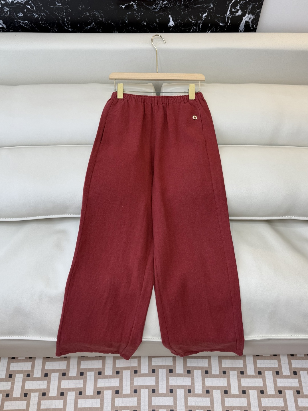 MY096#新款裤子。L% 汉麻 极简风 长裤 五色 MLXL