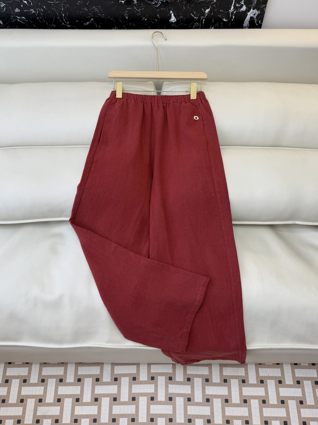 MY096#新款裤子。L% 汉麻 极简风 长裤 五色 MLXL