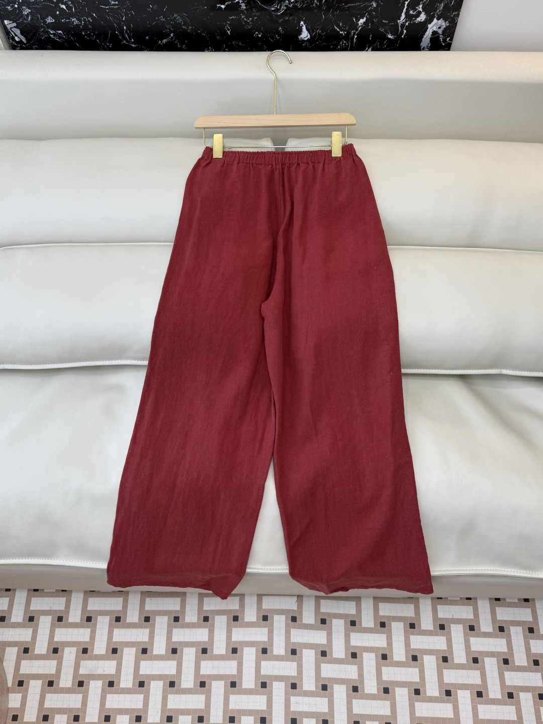 MY096#新款裤子。L% 汉麻 极简风 长裤 五色 MLXL