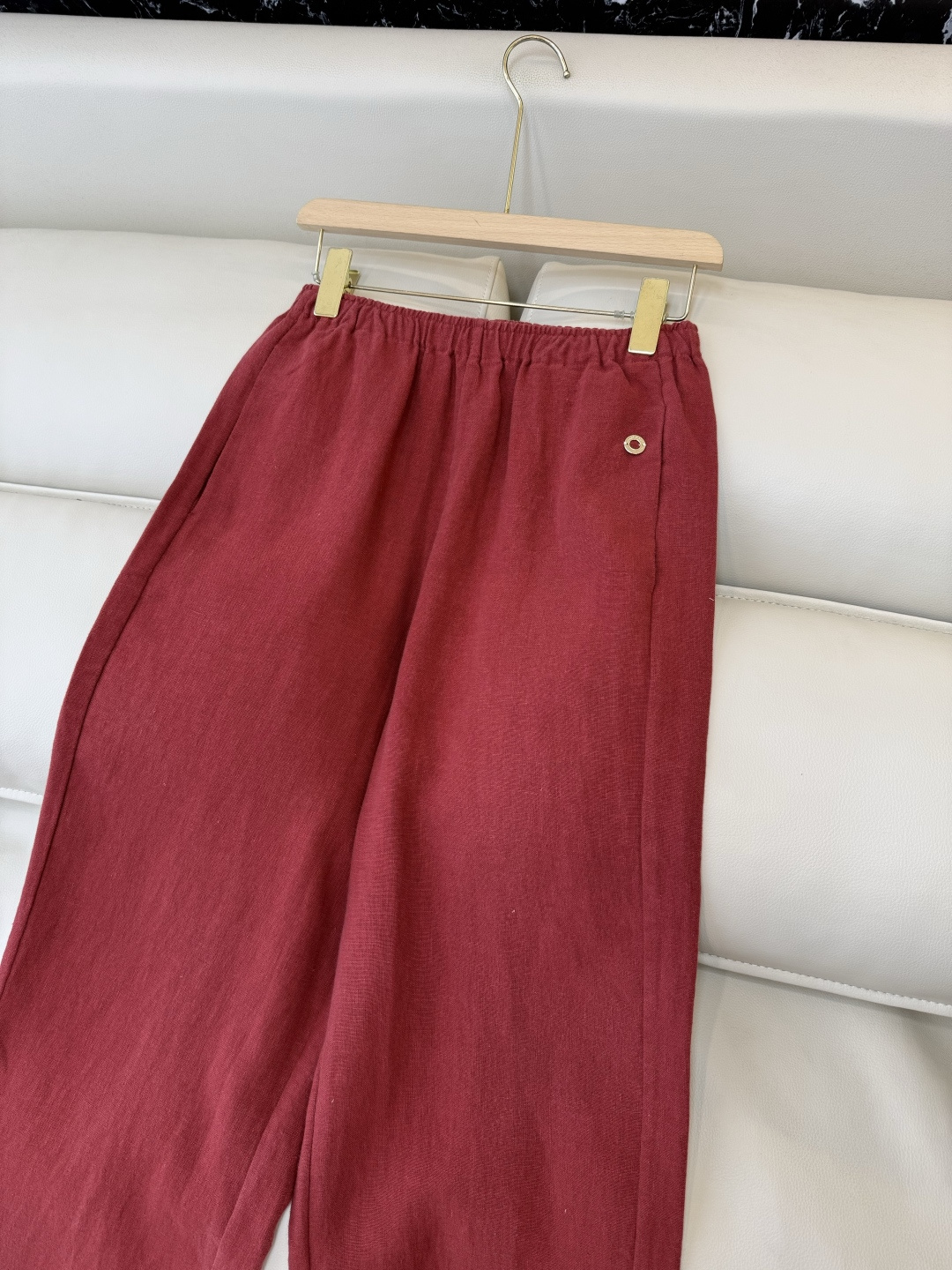 MY096#新款裤子。L% 汉麻 极简风 长裤 五色 MLXL