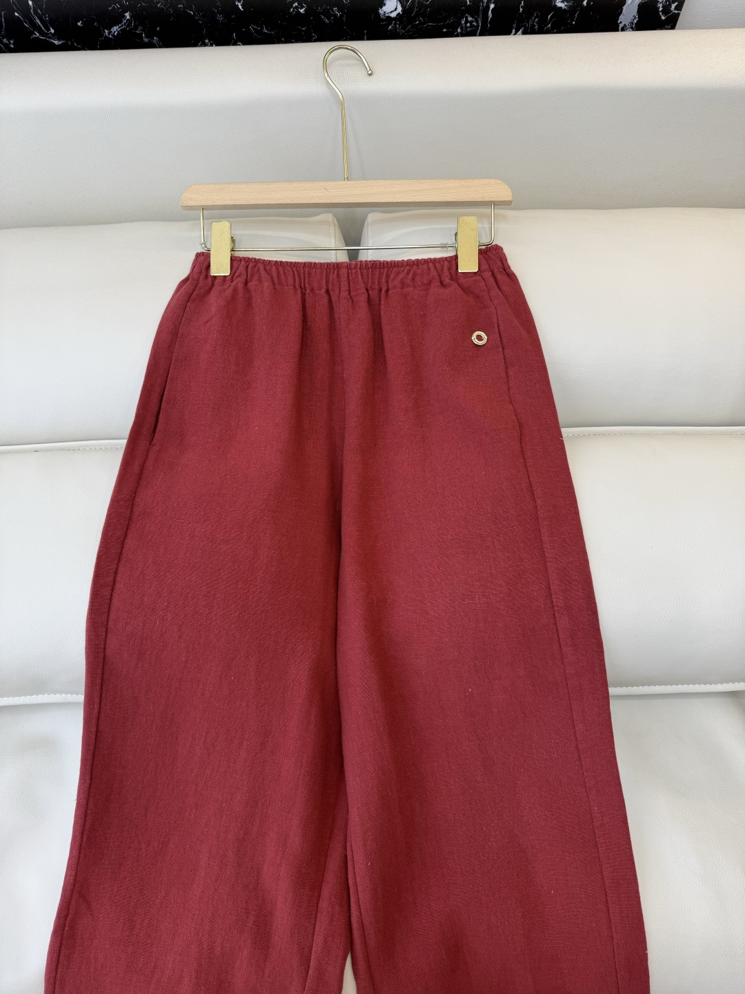 MY096#新款裤子。L% 汉麻 极简风 长裤 五色 MLXL