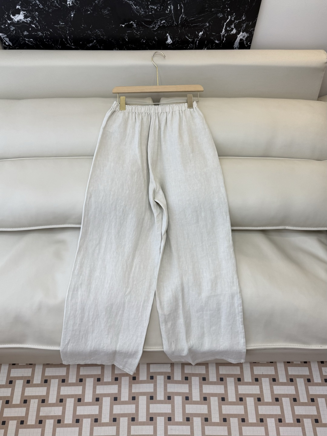 MY096#新款裤子。L% 汉麻 极简风 长裤 五色 MLXL