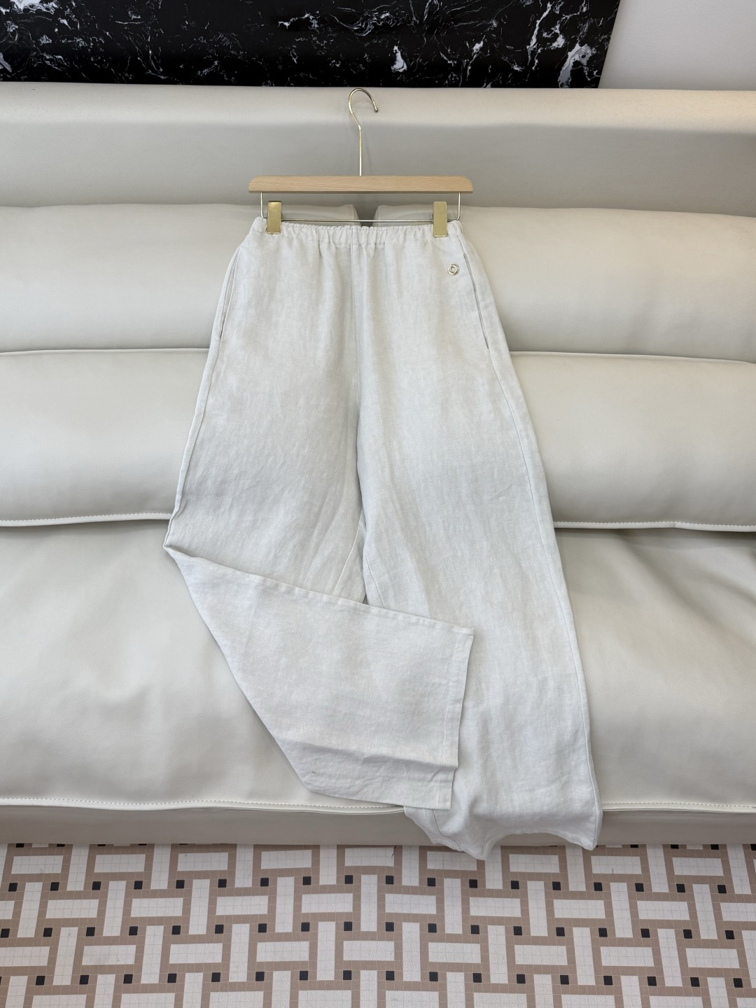 MY096#新款裤子。L% 汉麻 极简风 长裤 五色 MLXL