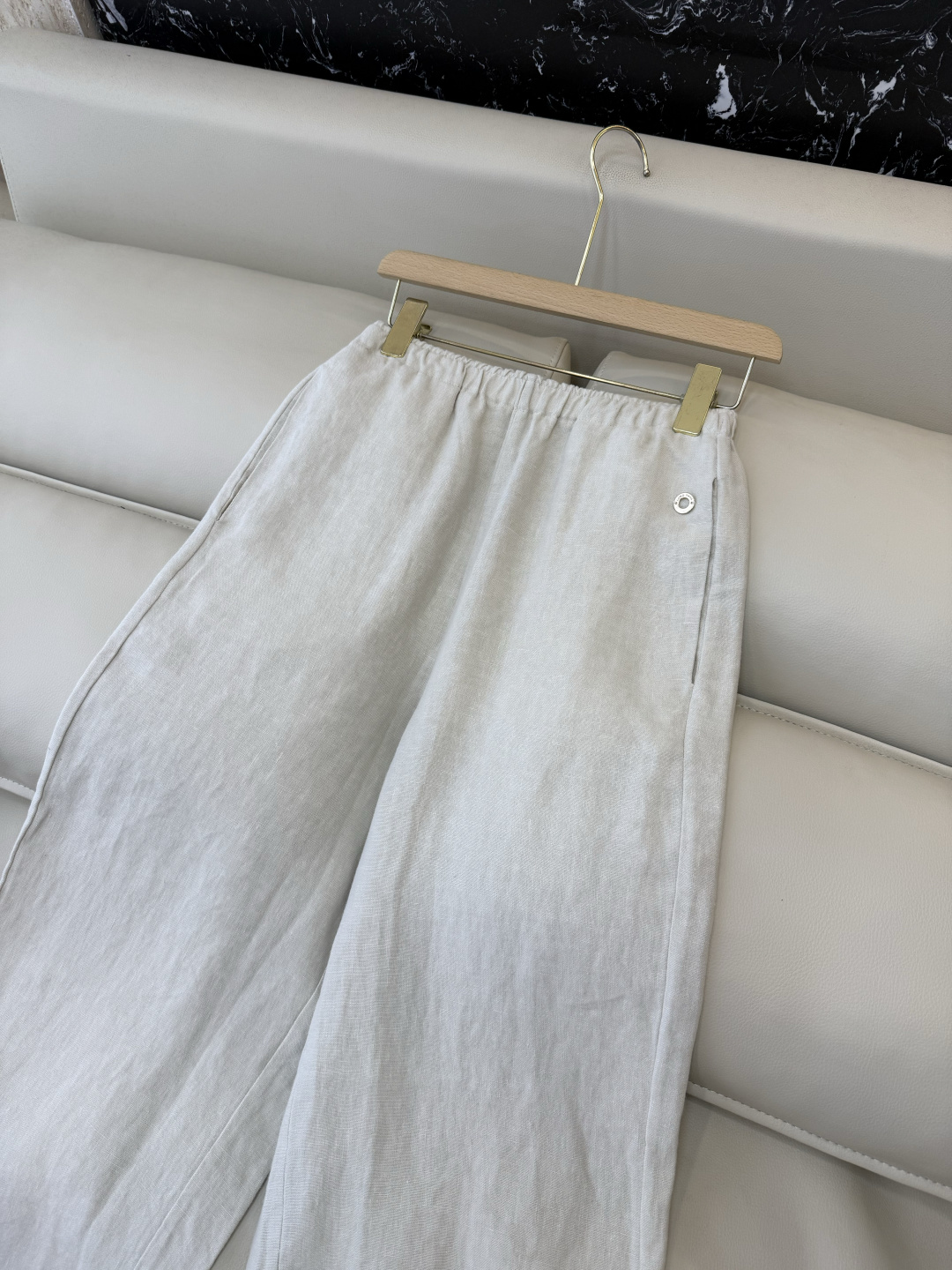 MY096#新款裤子。L% 汉麻 极简风 长裤 五色 MLXL