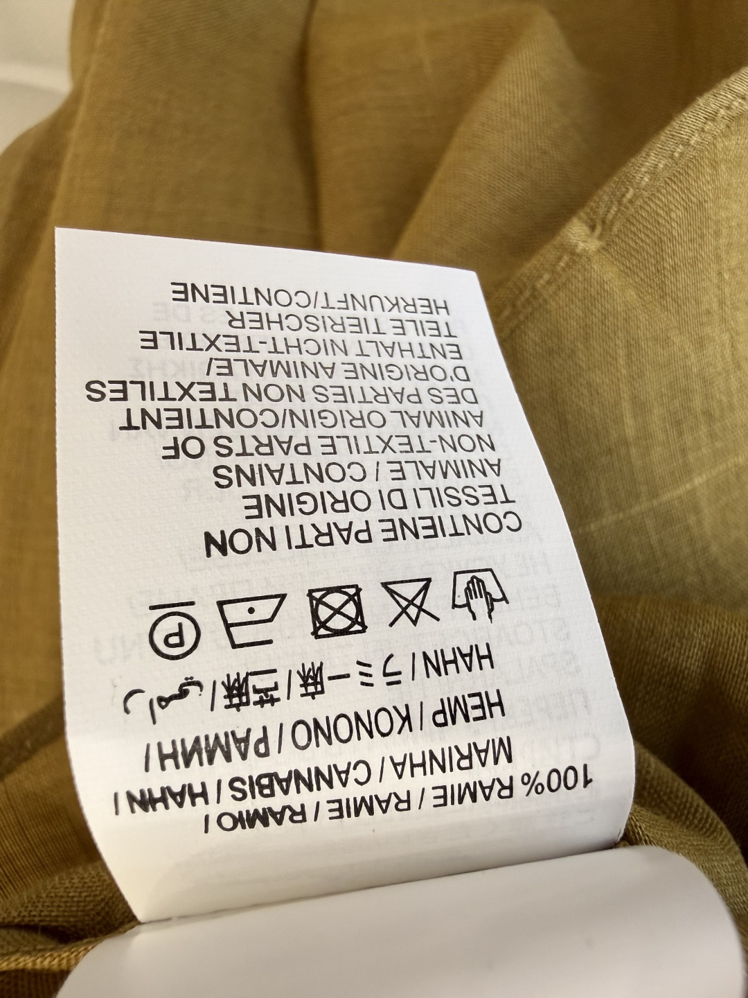 MY095#新款衬衫。Bc 苎麻扭结长袖衬衫 三色 SML