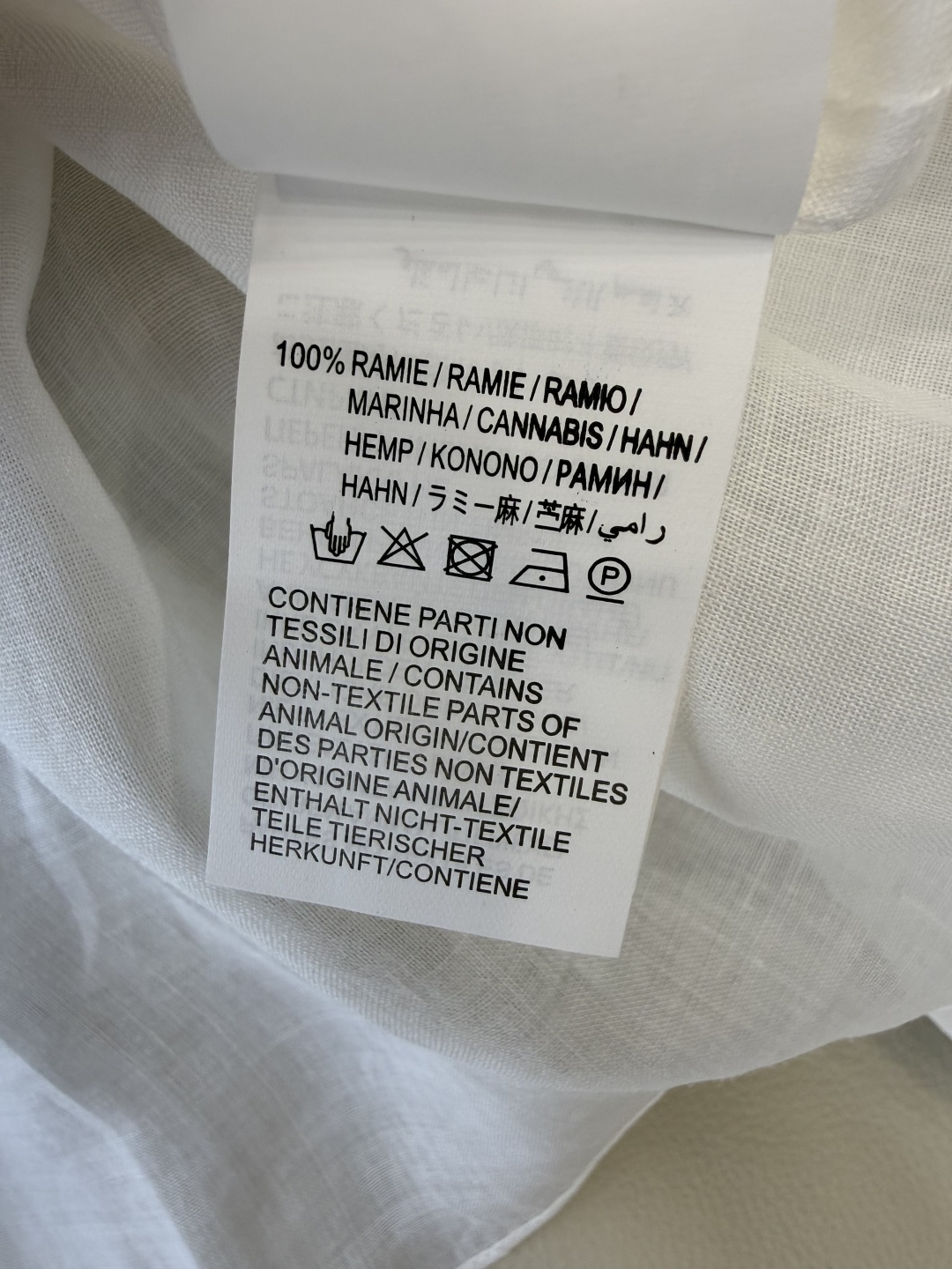 MY095#新款衬衫。Bc 苎麻扭结长袖衬衫 三色 SML