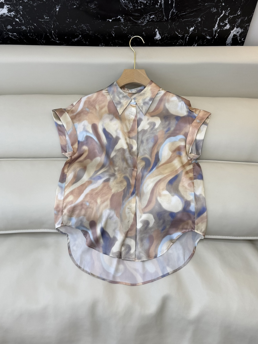 NO:819202,BS1172# New shirt P 92 silk printed short-sleeved shirt SMLXL, women's clothing, shirts, T-shirt, real silk,19860909BS1172#新款衬衫P 92真丝印花 短袖衬衫 SMLXL,女装,shirts,T-shirt,real silk,,Women's clothing