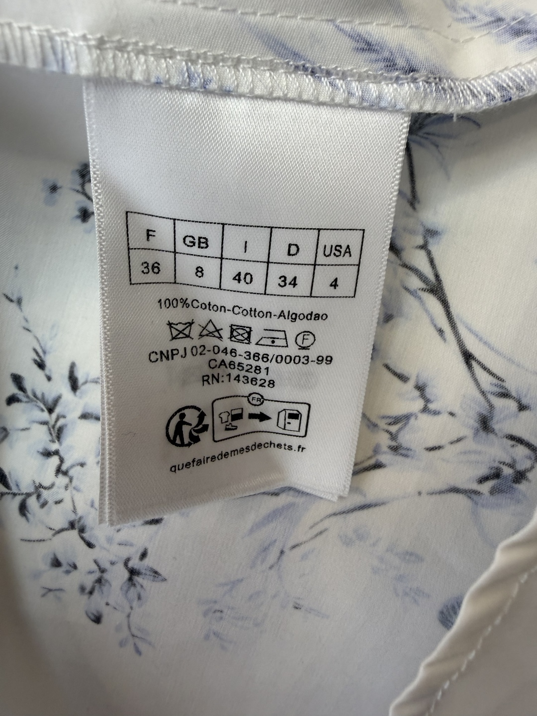 BS1175#新款连衣裙。Dior 原版印花 短袖棉 连衣裙 36-42