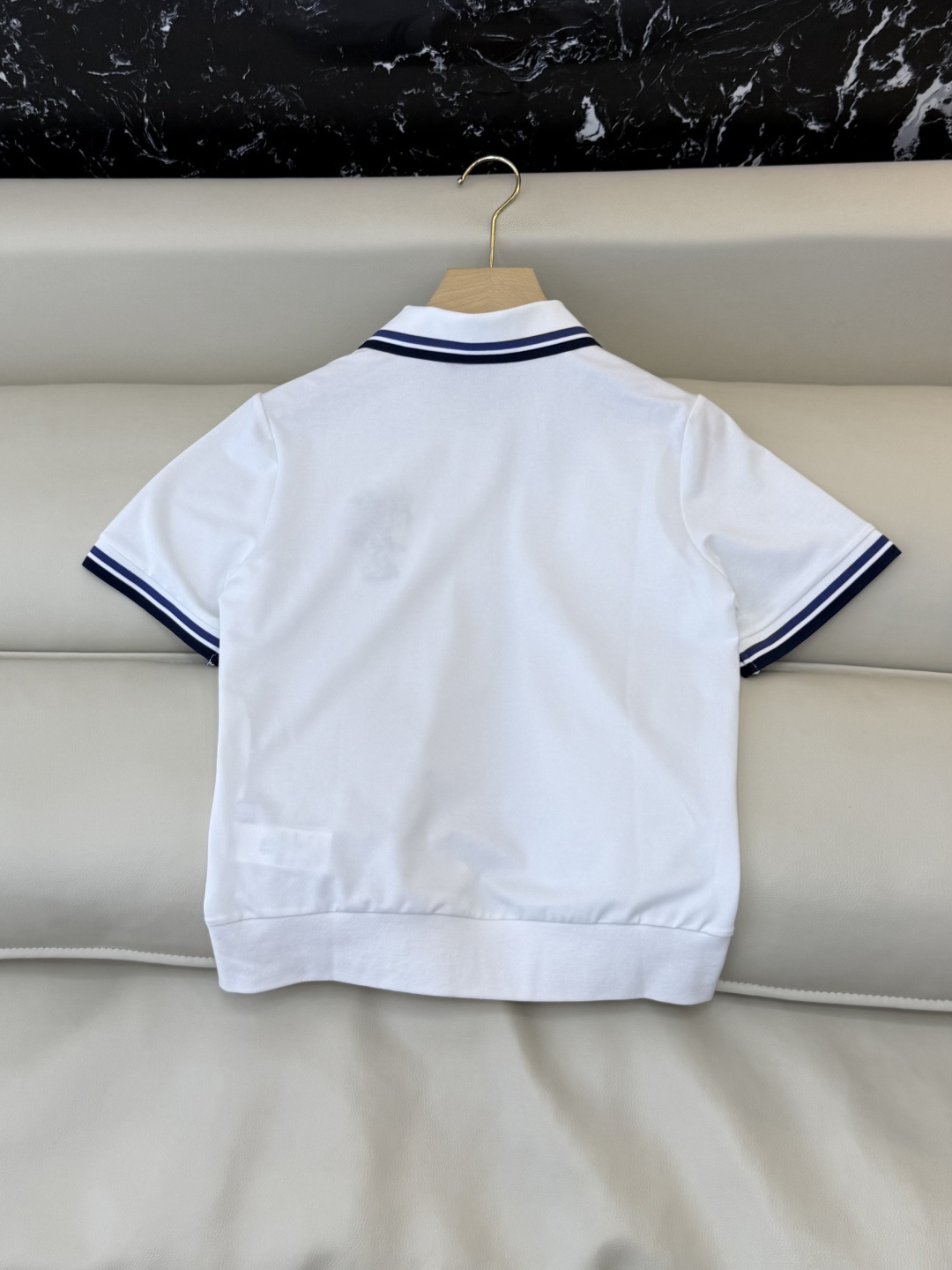 QG0210#新款T恤⚠️‼️Polo 劳夫 小熊刺绣 短袖T恤 蓝色 白色 SML