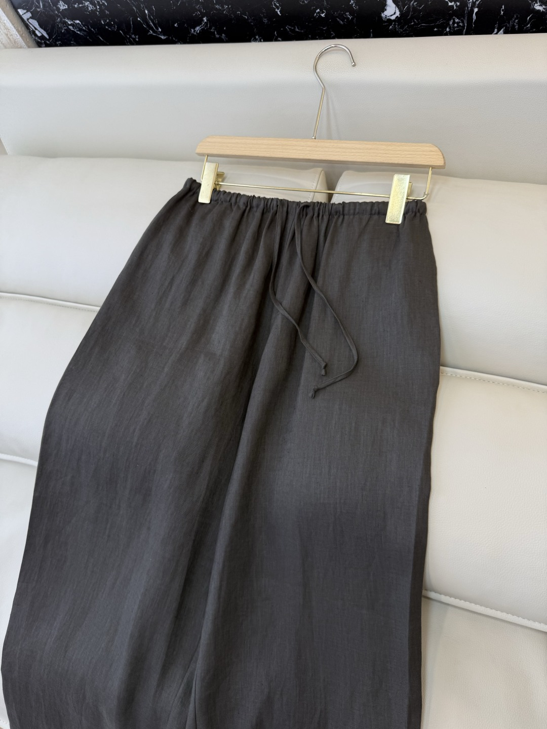 LZ26031#新款裤子。BC 100% 亚麻 阔腿长裤 多色 SML