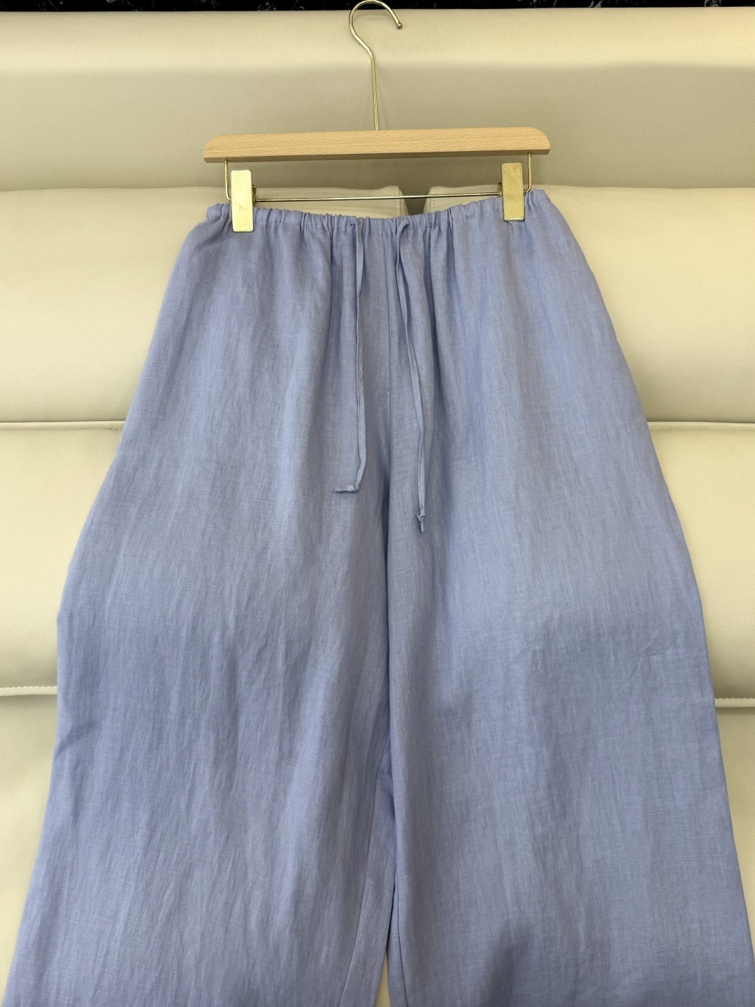 LZ26031#新款裤子。BC 100% 亚麻 阔腿长裤 多色 SML