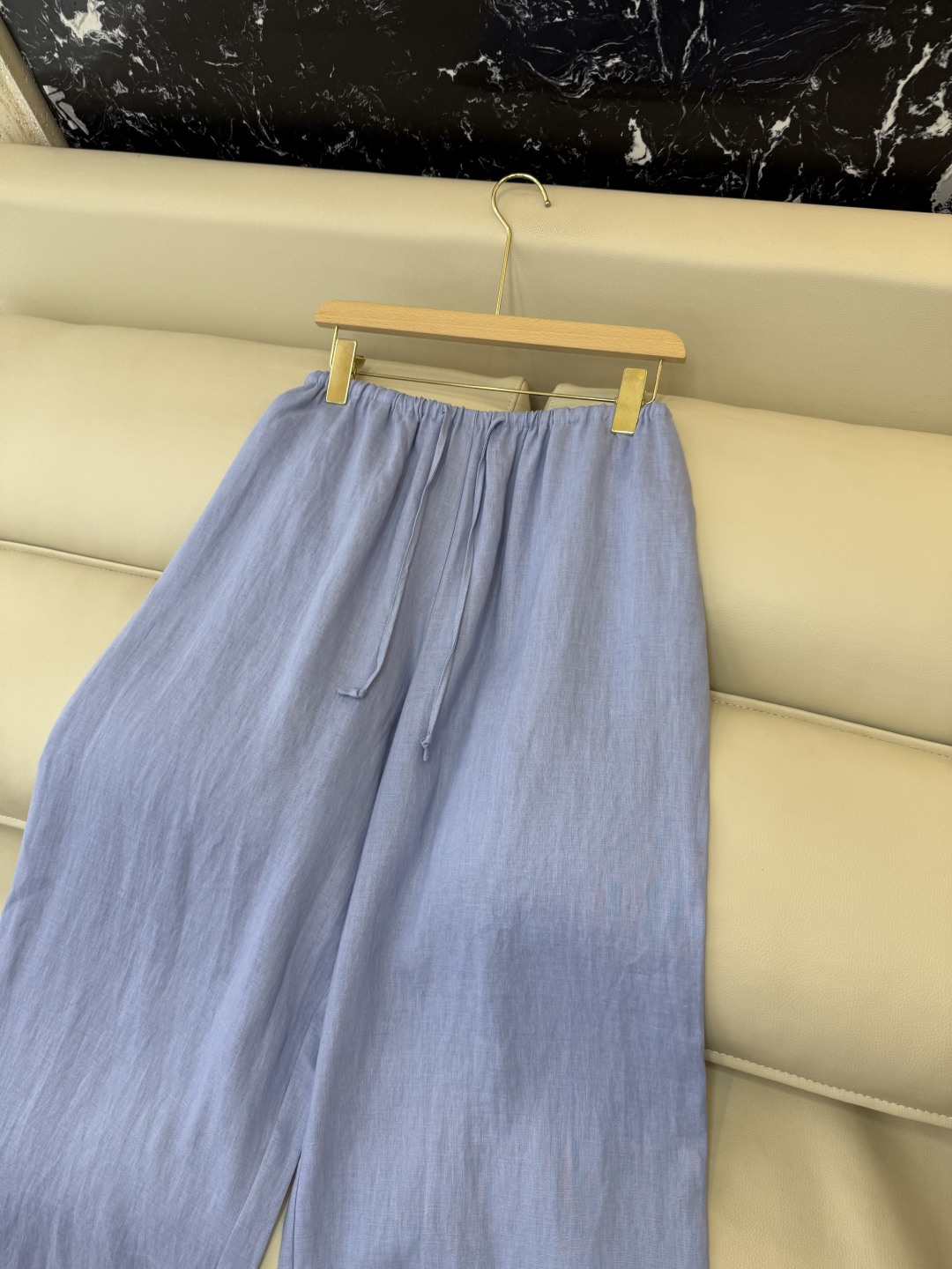 LZ26031#新款裤子。BC 100% 亚麻 阔腿长裤 多色 SML