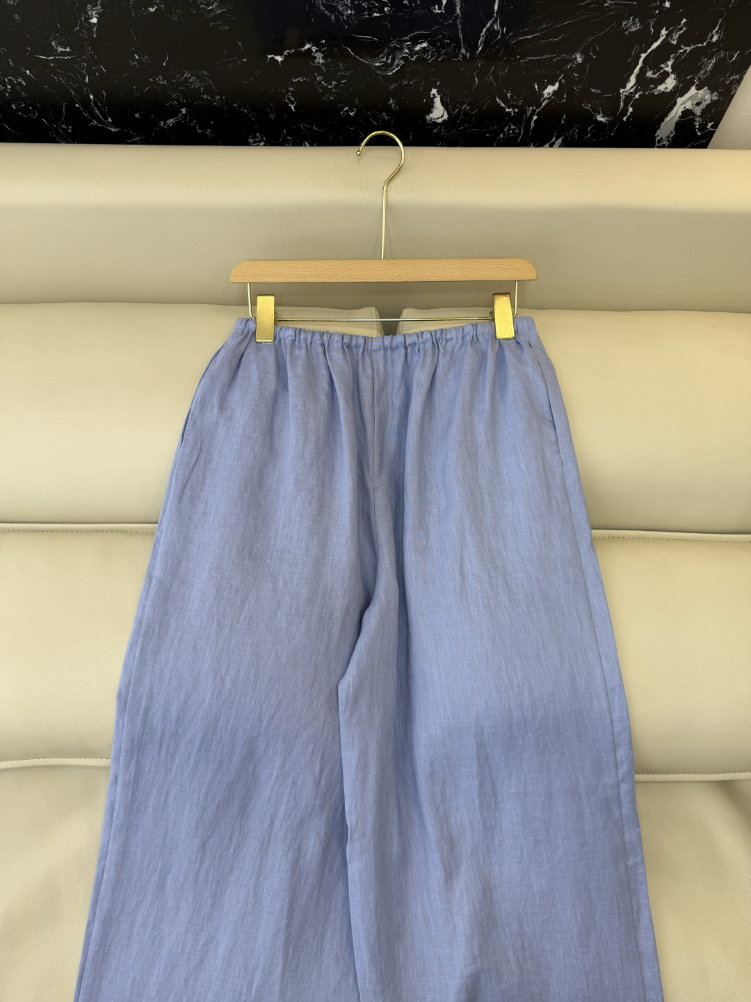 LZ26031#新款裤子。BC 100% 亚麻 阔腿长裤 多色 SML