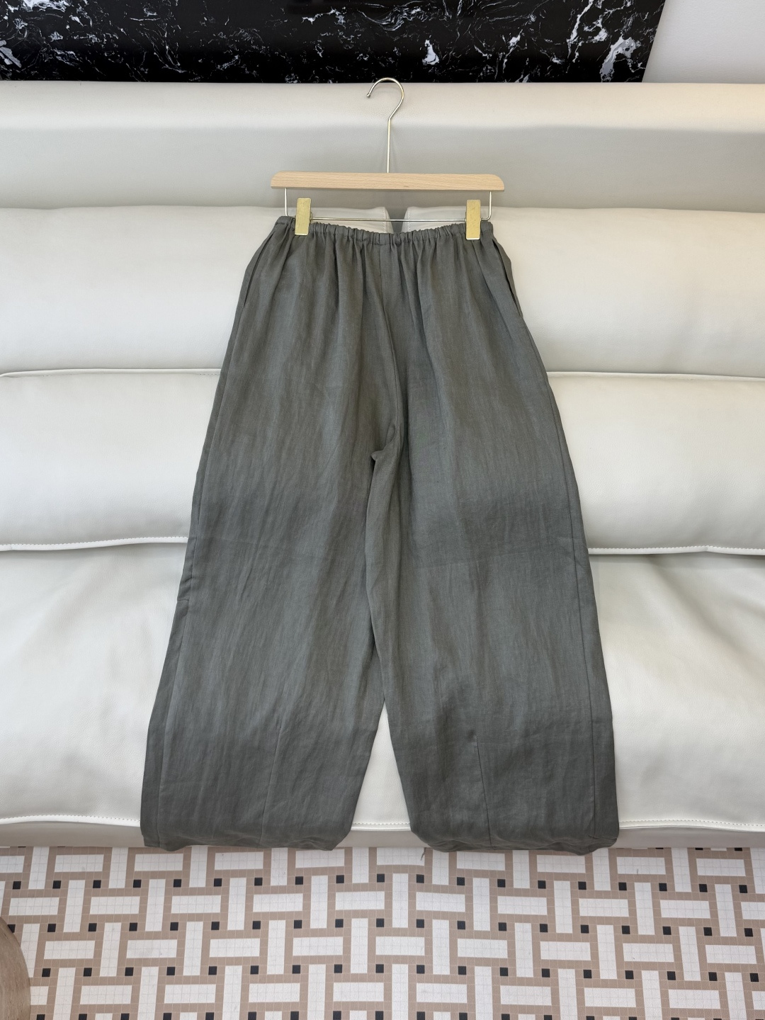 LZ26031#新款裤子。BC 100% 亚麻 阔腿长裤 多色 SML