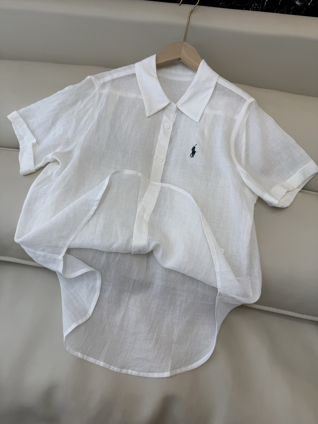 YM0118#新款套装⚠️工厂特批‼️Polo 100% 苎麻 短袖衬衫 ➕短裤套装 黄色 蓝色 白色 