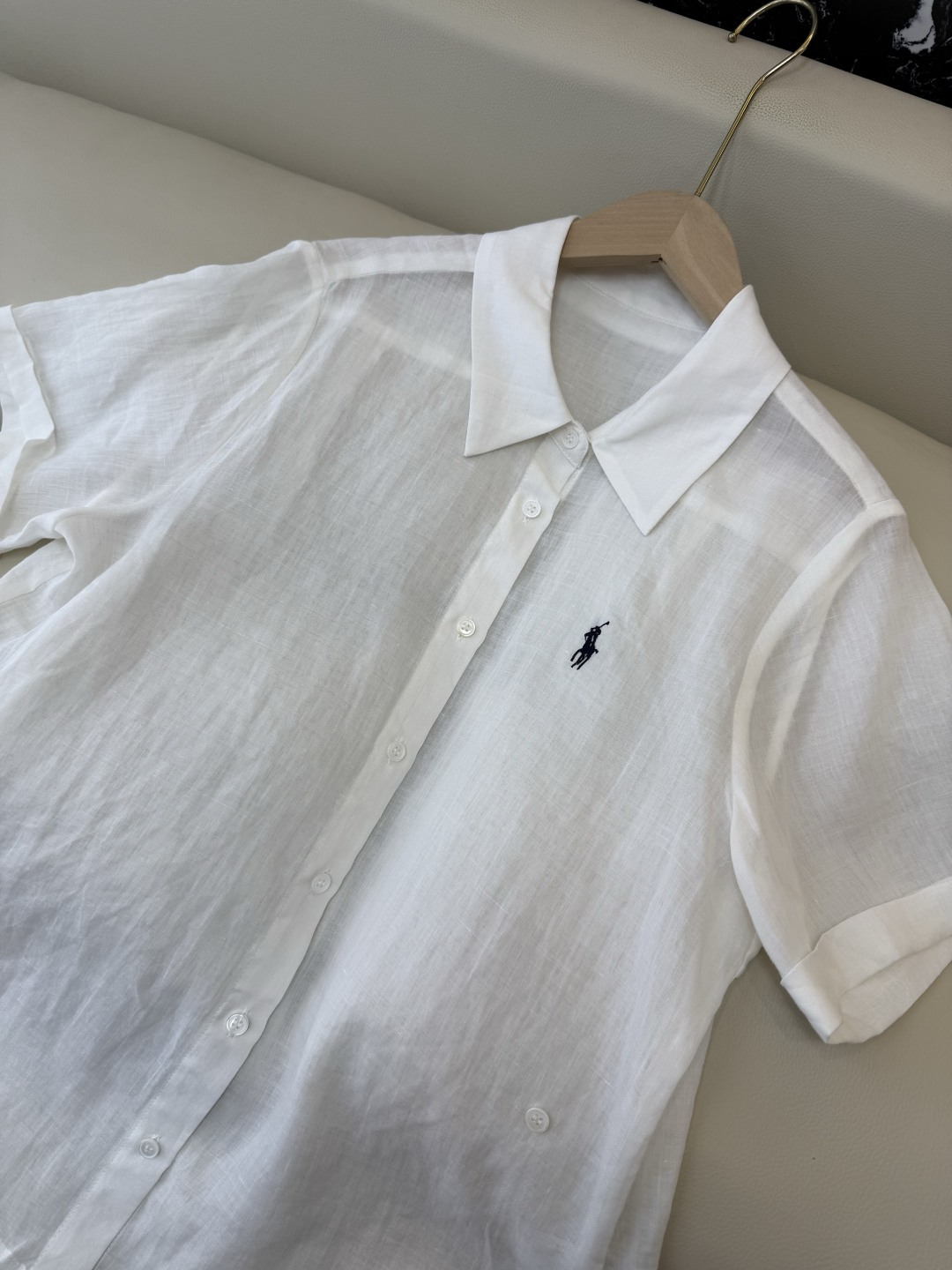 YM0118#新款套装⚠️工厂特批‼️Polo 100% 苎麻 短袖衬衫 ➕短裤套装 黄色 蓝色 白色 