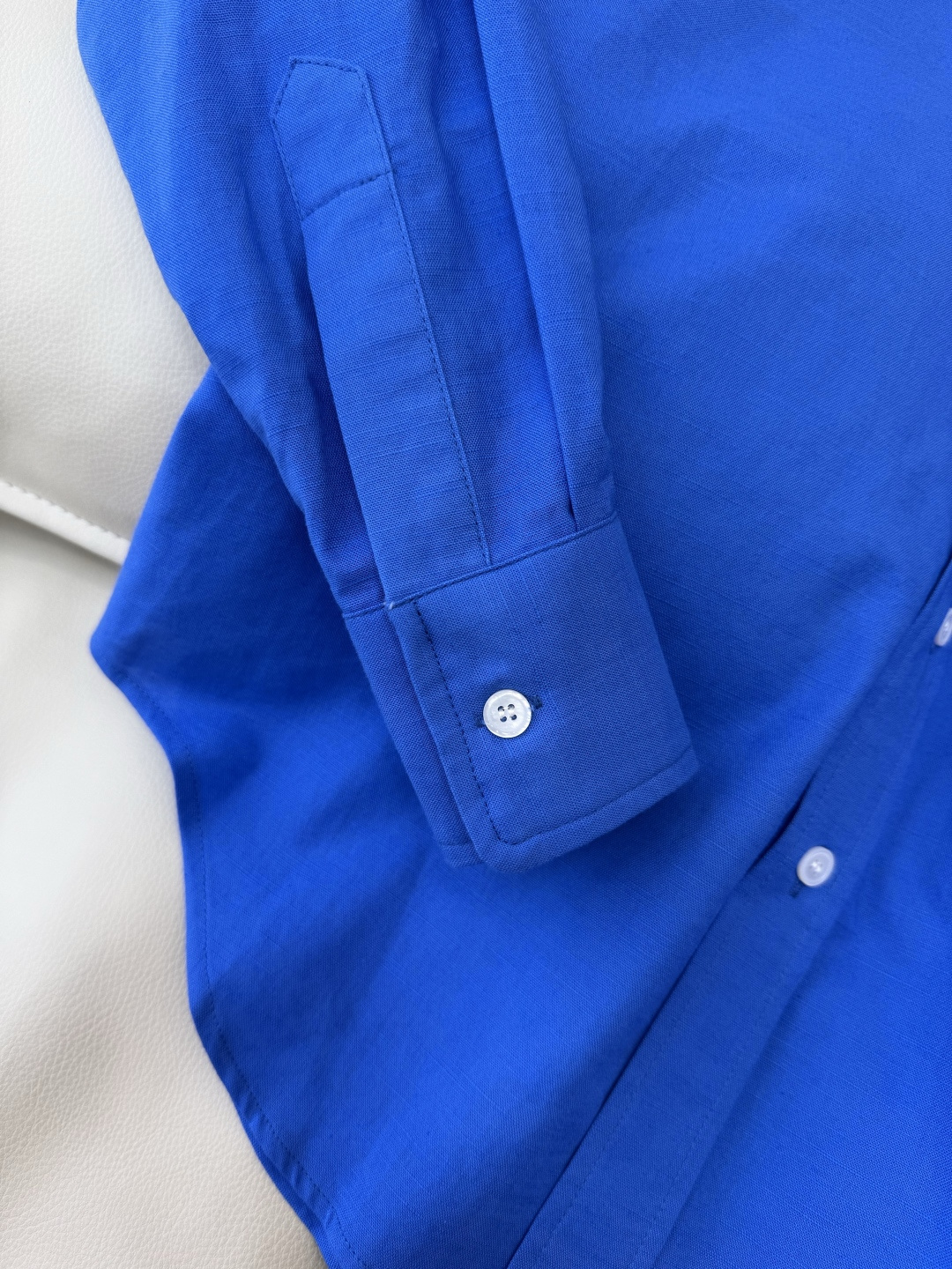 CY0127#新款衬衫。Polo 70% 亚麻 长袖衬衫 白色 黄色 浅粉色 深粉色 蓝色 SML