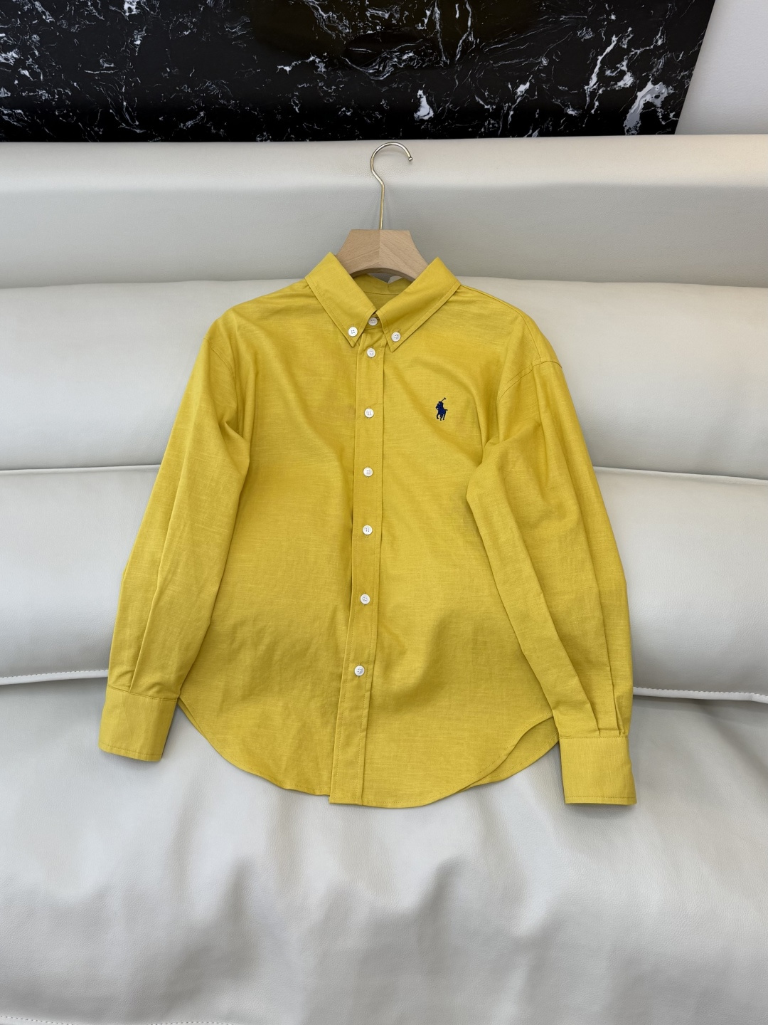 CY0127#新款衬衫。Polo 70% 亚麻 长袖衬衫 白色 黄色 浅粉色 深粉色 蓝色 SML