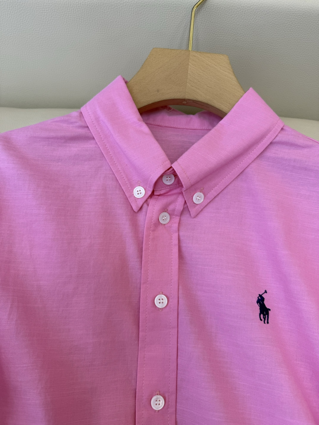 CY0127#新款衬衫。Polo 70% 亚麻 长袖衬衫 白色 黄色 浅粉色 深粉色 蓝色 SML
