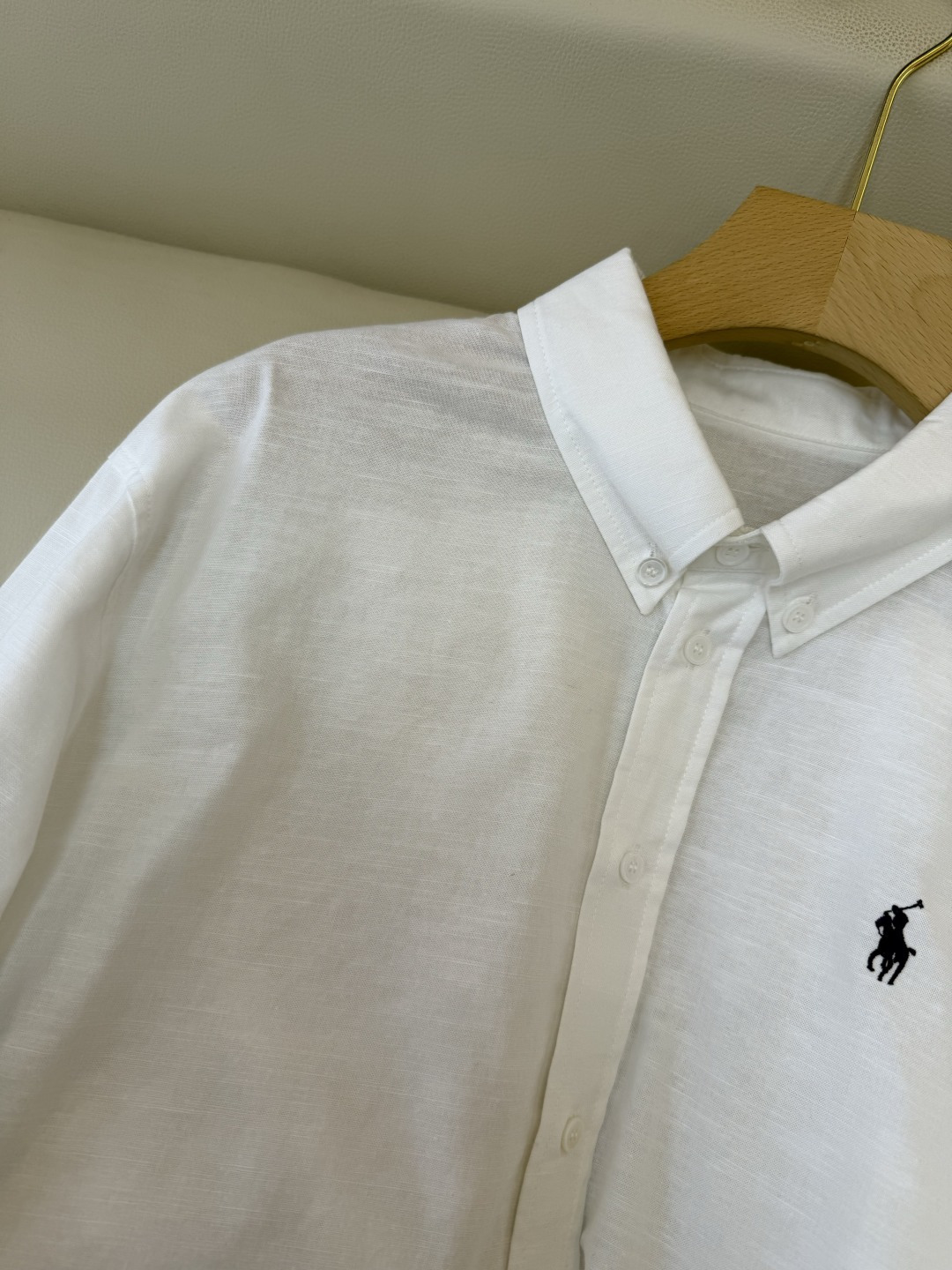 CY0127#新款衬衫。Polo 70% 亚麻 长袖衬衫 白色 黄色 浅粉色 深粉色 蓝色 SML