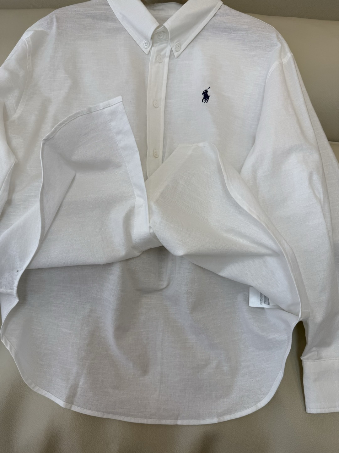 CY0127#新款衬衫。Polo 70% 亚麻 长袖衬衫 白色 黄色 浅粉色 深粉色 蓝色 SML