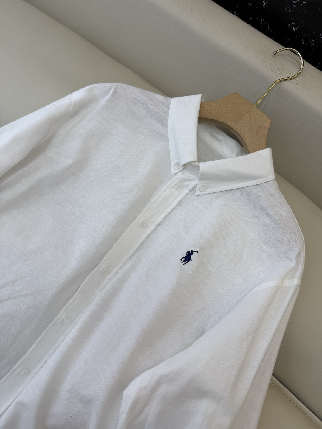 CY0127#新款衬衫。Polo 70% 亚麻 长袖衬衫 白色 黄色 浅粉色 深粉色 蓝色 SML