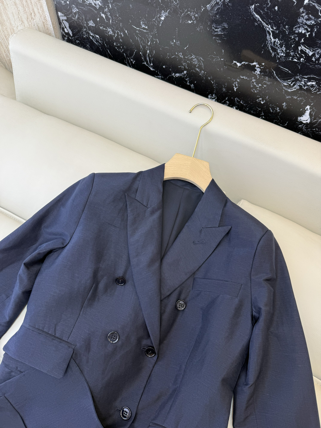 TF039A#新款外套⚠️🌾Max 50% 真丝 50% 麻 两排扣 西装外套 36-42