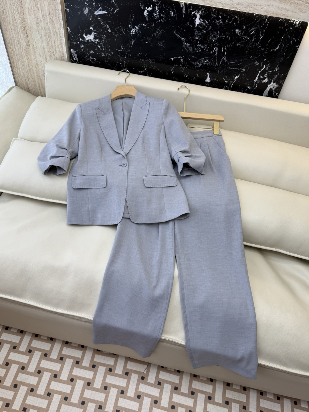 NO:828322,TF0111# New suit P 60 linen 40 tencel suit jacket trousers suit gray S-XL, women's clothing, tom ford, jackets & coats, business suit,19860909TF0111#新款套装P 60麻 40 天丝 西装外套长裤 套装 灰色 S-XL,女装,tom ford,jackets & coats,business suit,,Women's clothing