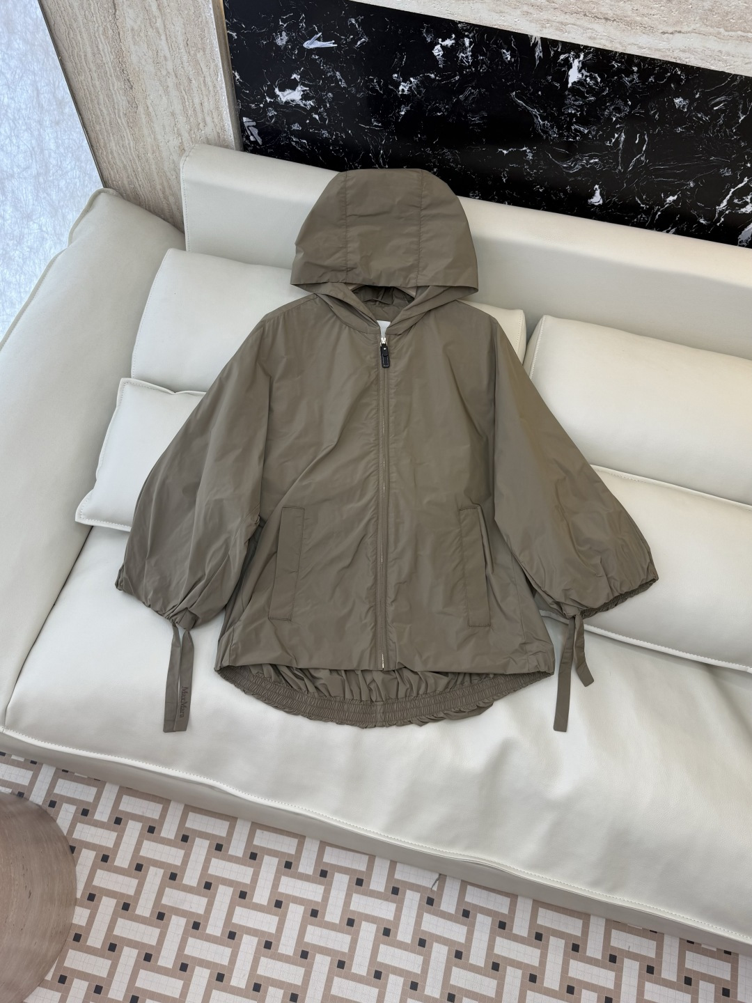 NO:826698,M2607# New Jacket P Max Mara Top Edition Leather Label Pull Long Sleeve Windproof Jacket Long Navy Beige Brown Size 38/40/42, Max Mara - clothing, jackets & coats,19860909M2607#新款外套P Max mara 顶级版 皮标拉头 长袖防风外套 长款 藏青色 米色 咖色 38/40/42码,麦丝玛拉-服装,jackets & coats,,Women's clothing