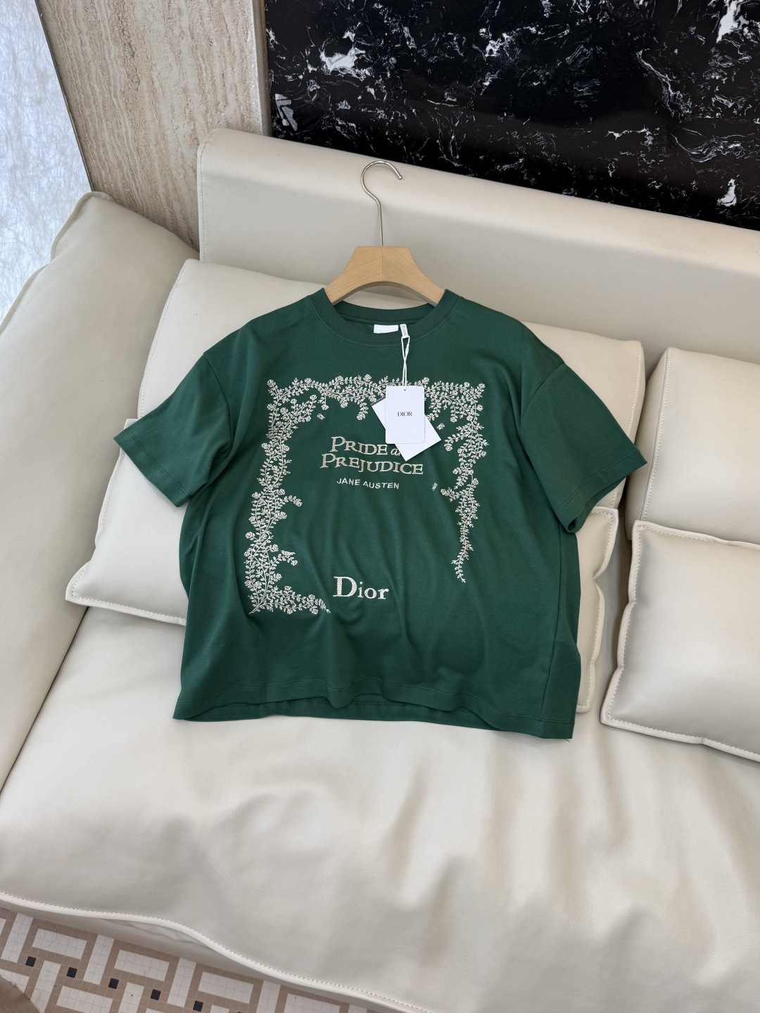 NO:828401,QG0226# New T-shirt factory P Dior positioning printed letter short-sleeved T-shirt green SML, Dior-clothing, dior, dior, T-shirt, tees, t-shirt,19860909QG0226#新款T恤工厂P Dior 定位印花字母短袖T恤 绿色 SML,迪奥-服装,dior,dior,T-shirt,tees，t-shirt,,Women's clothing