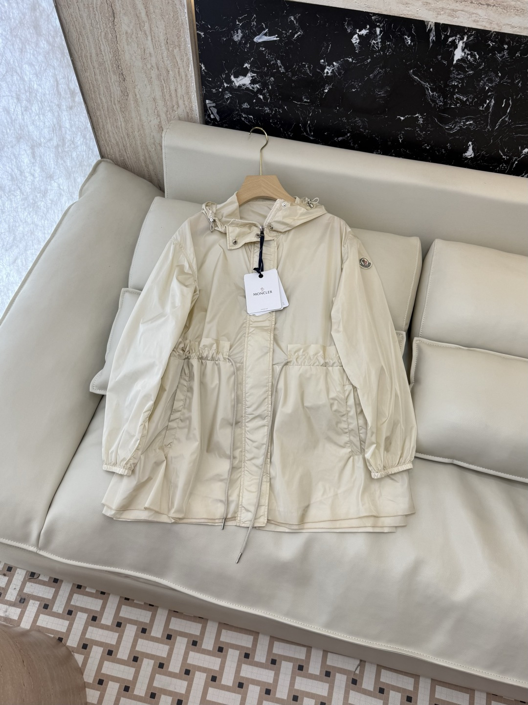 NO:855095,MN6008# New Jacket P Mon Covered Sun Protection Long Jacket Black Beige Size 0-1-2-3, Covered Mouth - Clothing, Moncler, jackets & coats,19860909MN6008#新款外套P Mon 蒙口 防晒 长款外套 黑色 米色 0-1-2-3码,蒙口-服装,Moncler,jackets & coats,,Women's clothing