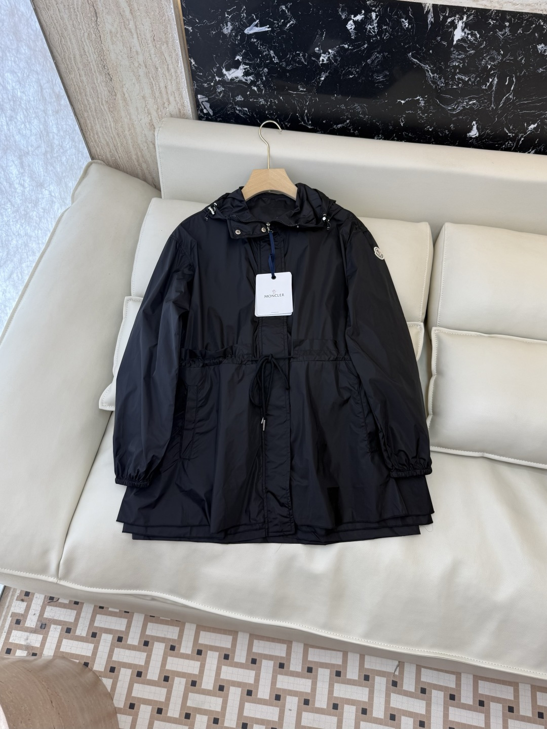 NO:855080,MN6008# New Jacket P Mon Covered Sun Protection Long Jacket Black Beige Size 0-1-2-3, Covered Mouth - Clothing, Moncler, jackets & coats,19860909MN6008#新款外套P Mon 蒙口 防晒 长款外套 黑色 米色 0-1-2-3码,蒙口-服装,Moncler,jackets & coats,,Women's clothing