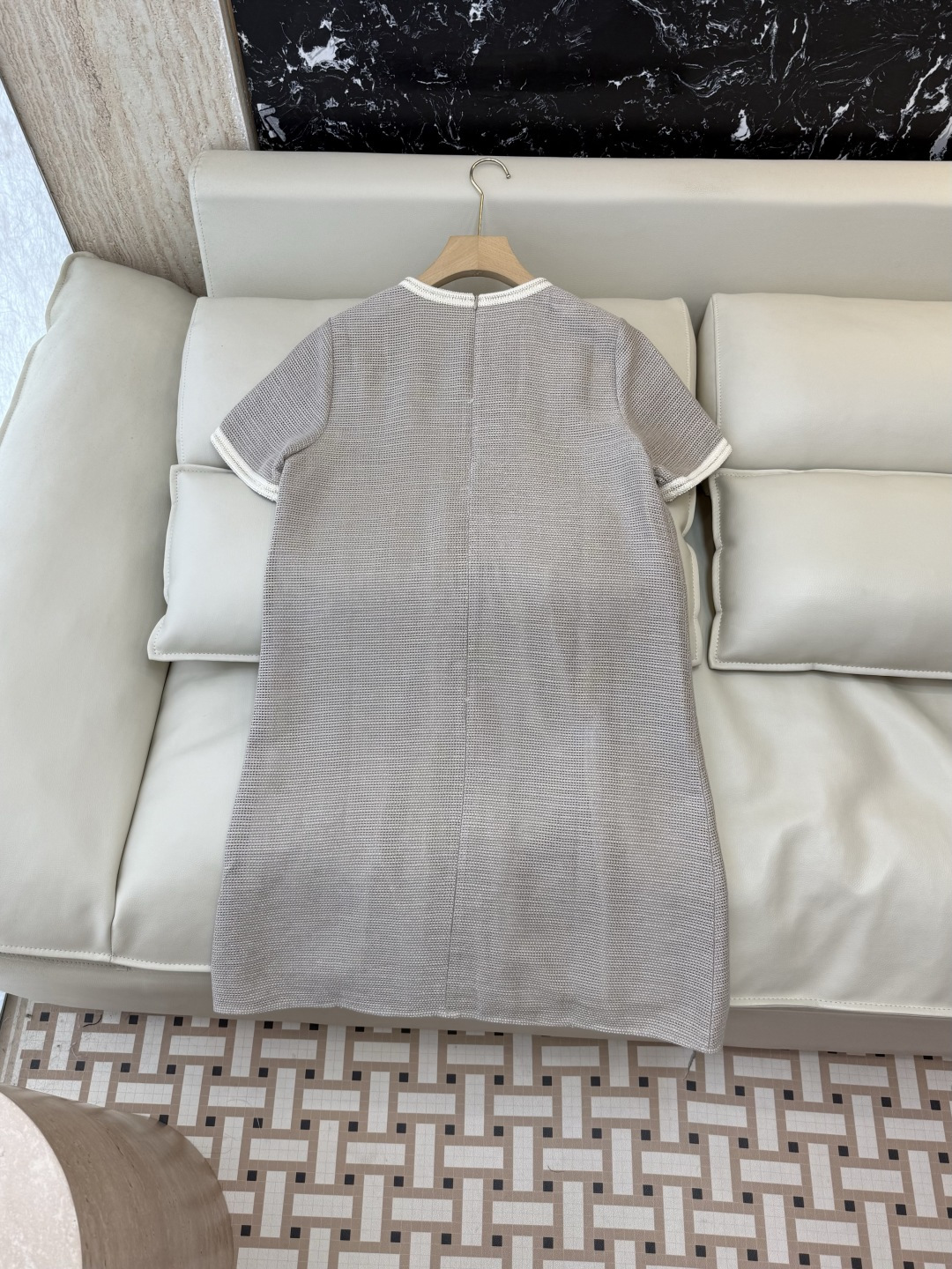 QD8132#新款连衣裙⚠️🌾Loro piana 90% 亚麻 短袖连衣裙 S-XL