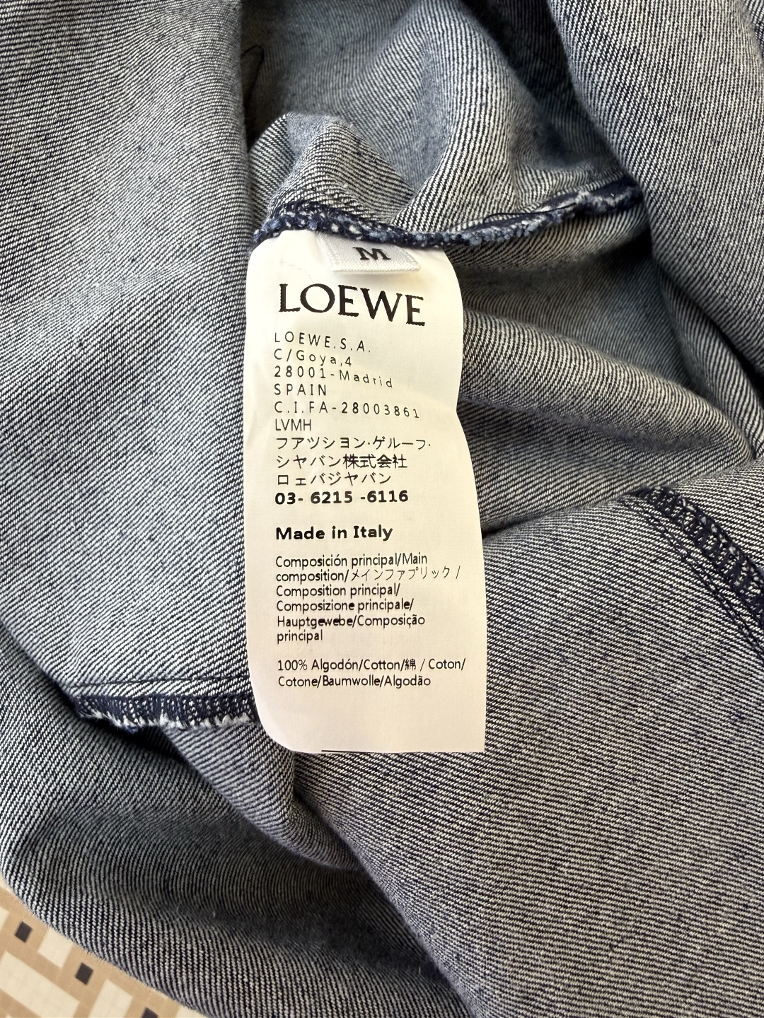 AW095#新款半裙⚠️工厂特批‼️loewe 绣花 牛仔长半裙 深蓝色 浅蓝色 SML
