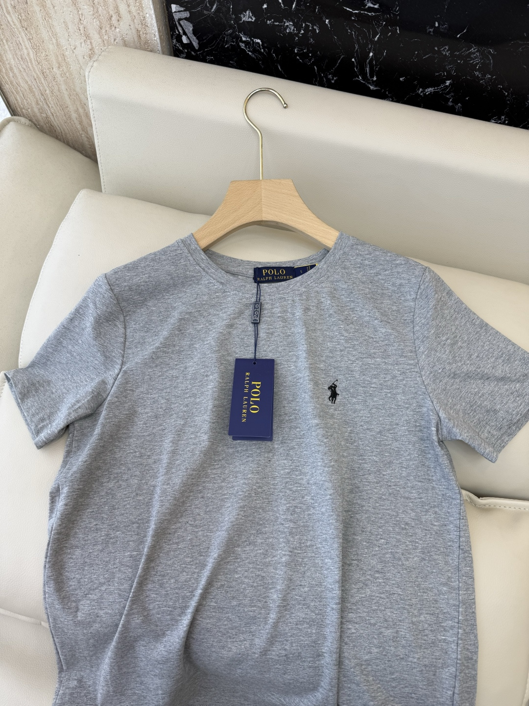 A#新款T恤⚠️特批180‼️Polo  绣小标 极简圆领 短袖T恤  4色 SML