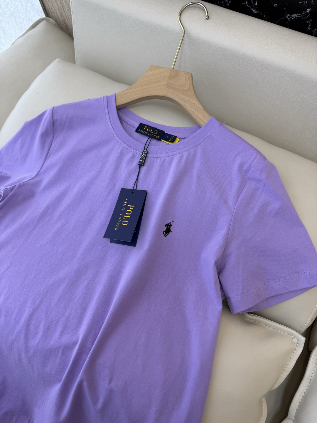 A#新款T恤⚠️特批180‼️Polo  绣小标 极简圆领 短袖T恤  4色 SML