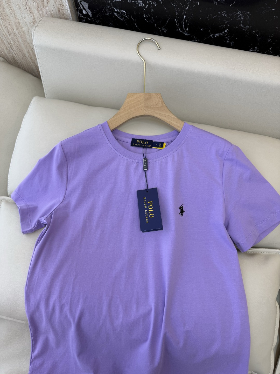 A#新款T恤⚠️特批180‼️Polo  绣小标 极简圆领 短袖T恤  4色 SML