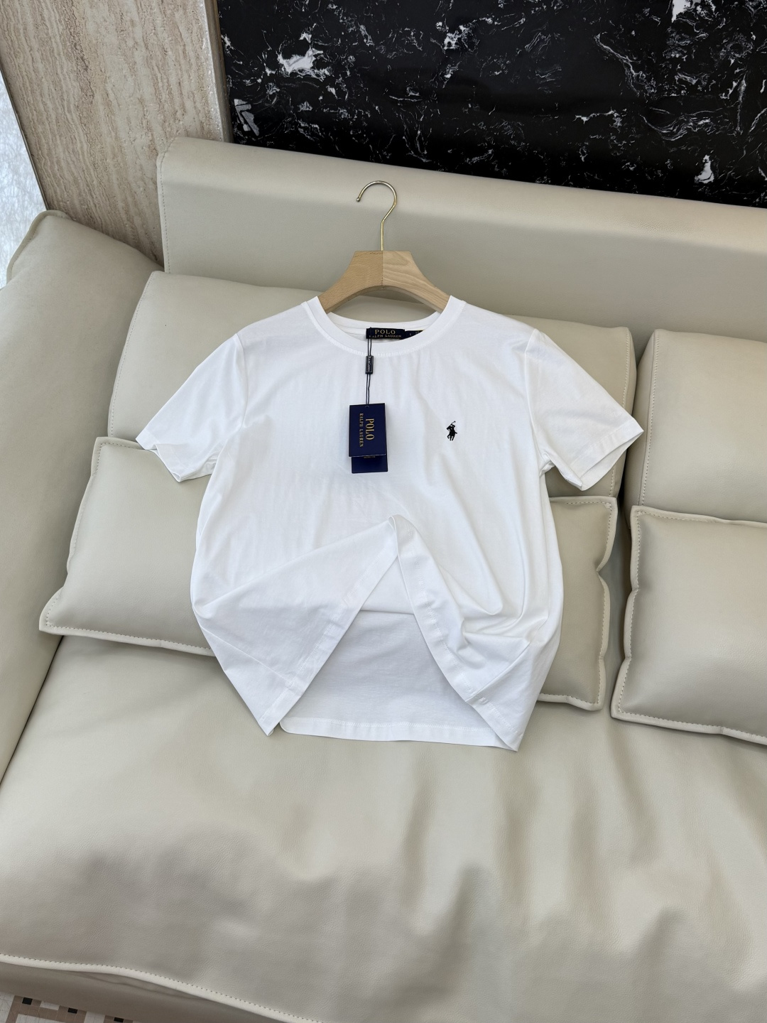 A#新款T恤⚠️特批180‼️Polo  绣小标 极简圆领 短袖T恤  4色 SML