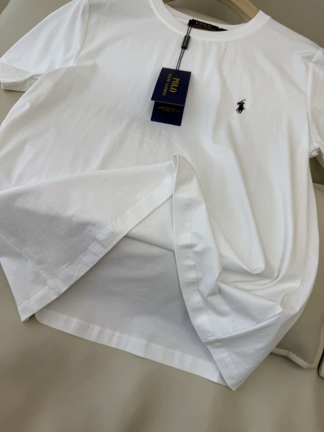 A#新款T恤⚠️特批180‼️Polo  绣小标 极简圆领 短袖T恤  4色 SML
