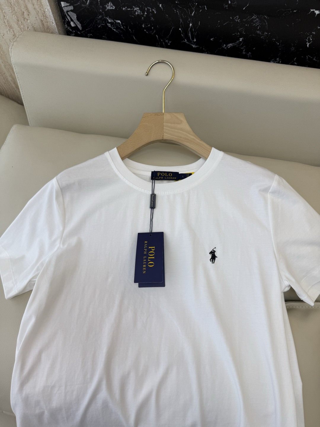 A#新款T恤⚠️特批180‼️Polo  绣小标 极简圆领 短袖T恤  4色 SML