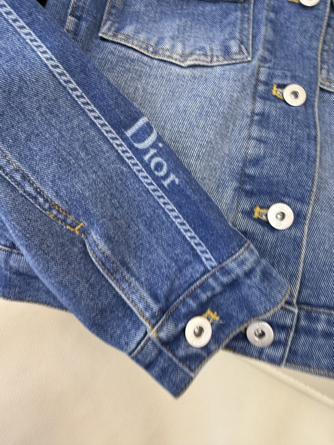 GU090#新款外套⚠️工厂特批‼️Dior 长袖水洗牛仔外套 36/38/40