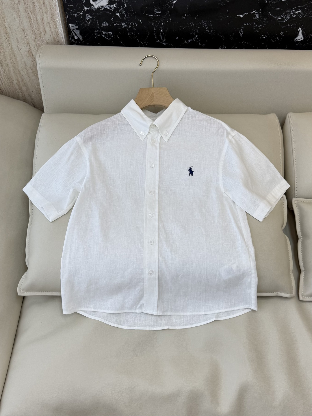 NO:857114,CY0137# New shirt polo Lavlaren linen embroidered short-sleeved shirt multi-color SML, women's clothing, shirts, T-shirt,19860909CY0137#新款衬衫 polo 劳夫拉伦 亚麻绣花 短袖 衬衫 多色 SML,女装,shirts,T-shirt,,Women's clothing