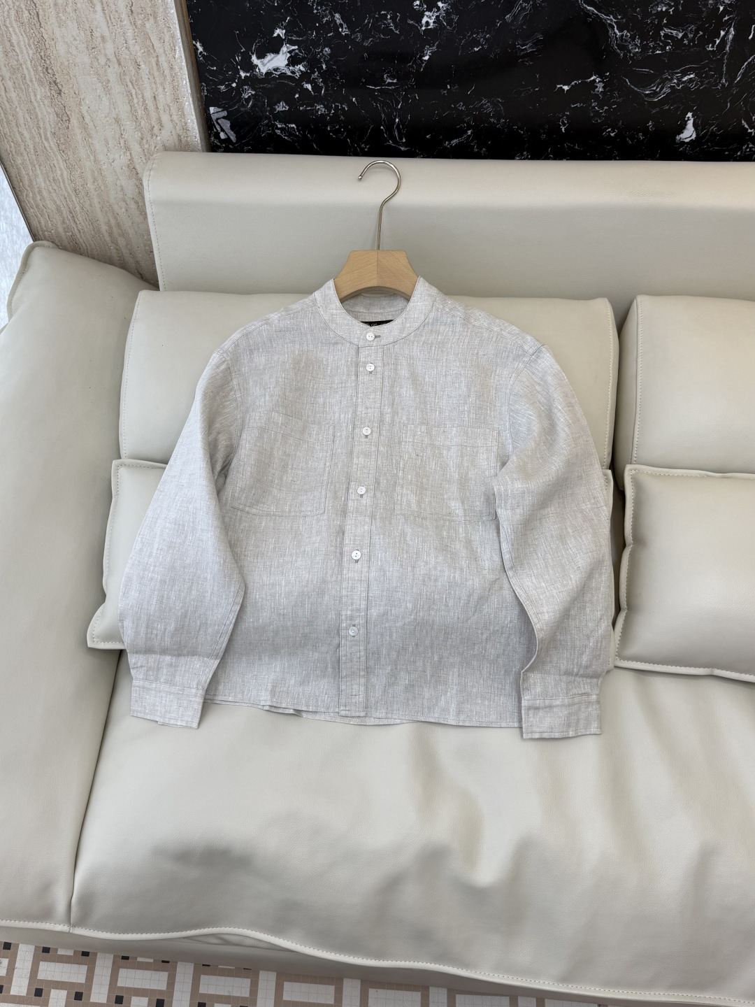 NO:858944,TF886# new shirt LP old money style linen long-sleeved shirt natural linen S-X L, women's clothing, tom ford, loro piana, shirts,19860909TF886#新款衬衫 LP 老钱风 亚麻长袖衬衫 本色麻 S-X L,女装,tom ford,loro piana,shirts,,Women's clothing