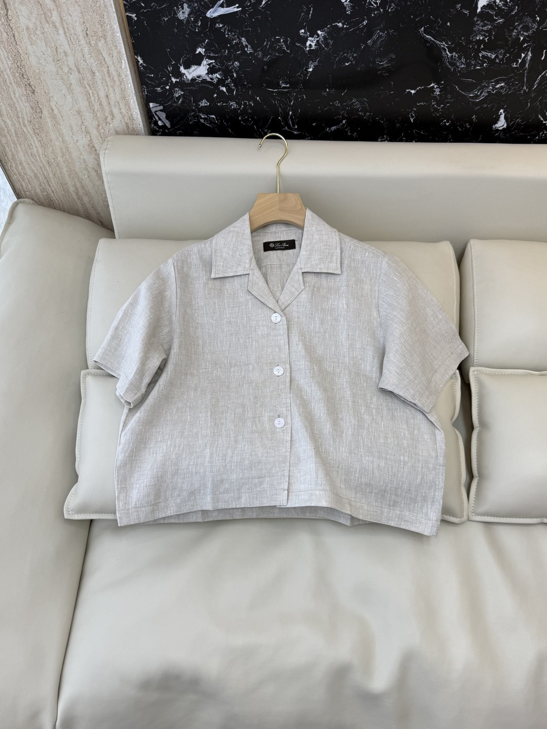 NO:858952,TF885# new shirt LP old money style linen short-sleeved shirt natural color linen S-X L, women's clothing, tom ford, loro piana, shirts, T-shirt,19860909TF885#新款衬衫 LP 老钱风 亚麻短袖衬衫 本色麻 S-X L,女装,tom ford,loro piana,shirts,T-shirt,,Women's clothing