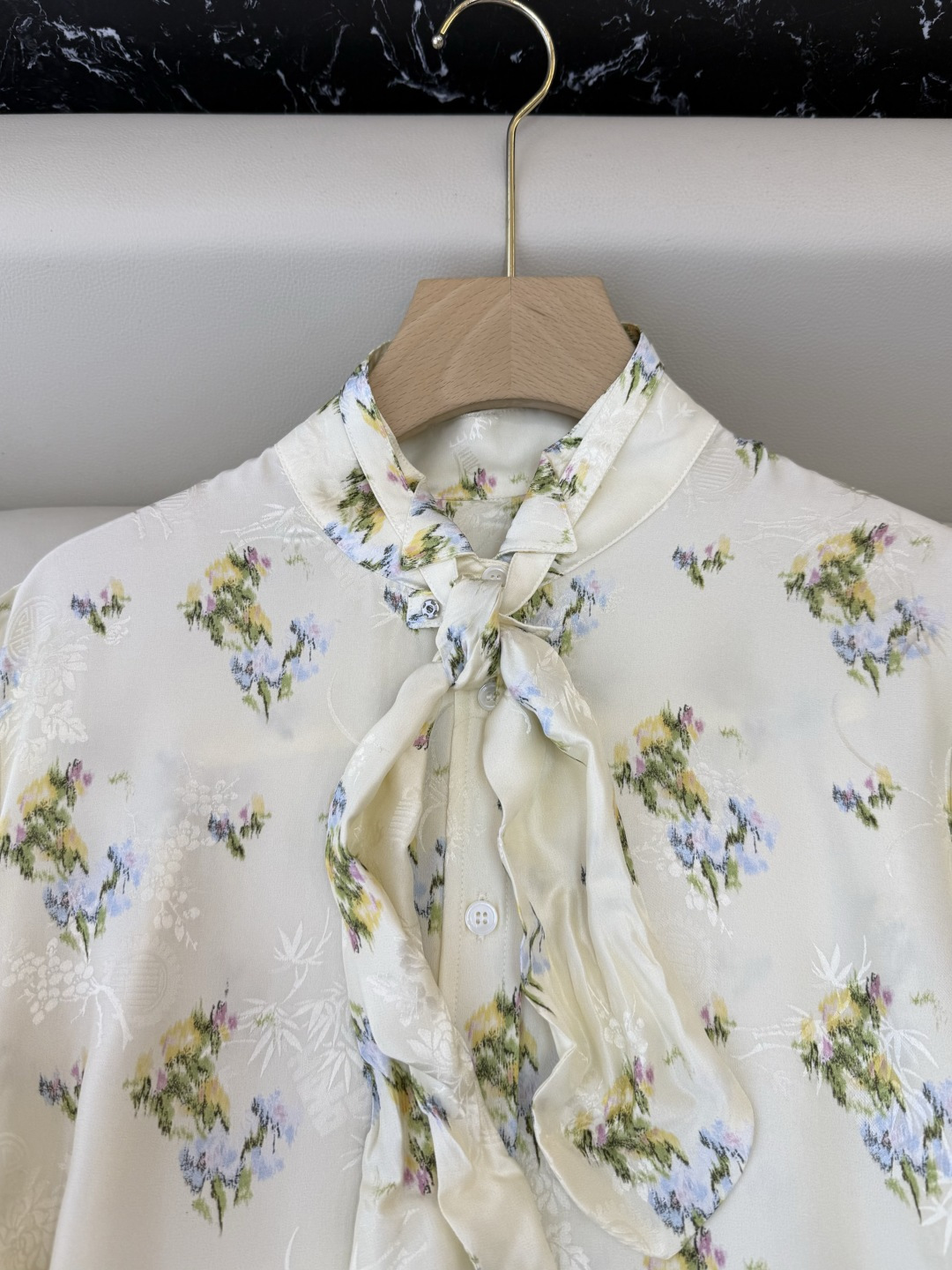 BS1207#新款连衣裙⚠️🌾Dior 100% 真丝印花短袖 连衣裙 36-42