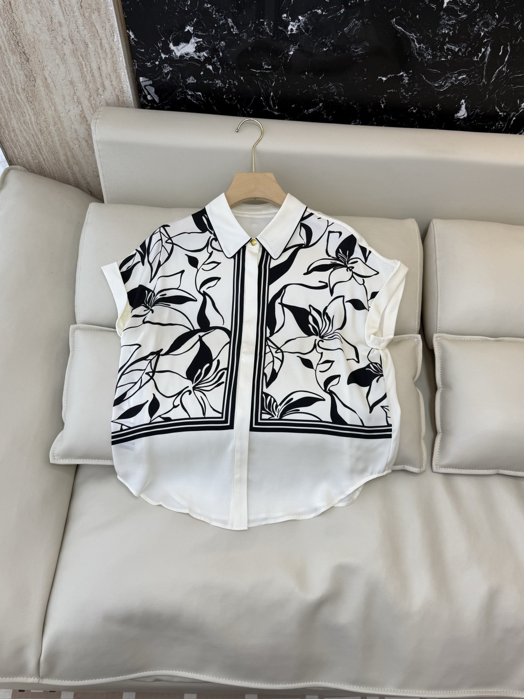 NO:858983,BS1205# New top freehand printing 97 silk positioning printed short-sleeved shirt S-XL, women's clothing, shirts, T-shirt, real silk,19860909BS1205#新款上衣 写意印花 97 真丝定位印花短袖衬衫 S-XL,女装,shirts,T-shirt,real silk,,Women's clothing